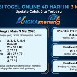 Prediksi Togel Online 4D Hari Ini 3 Mei 2026 angkamenang