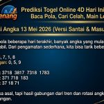 Prediksi Togel Online 4D Hari Ini 12 Mei 2026 angkamenang 2