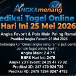 Prediksi Togel Online 4D Hari Ini 25 Mei 2026 II