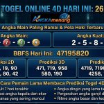 Prediksi Togel Online 4D Hari Ini 26 Mei 2026 II