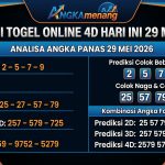 Prediksi Togel Online 4D Hari Ini 29 Mei 2026 II