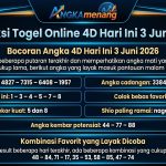 Prediksi Togel Online 4D Hari Ini 3 Juni 2026 II