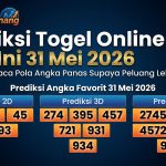 Prediksi Togel Online 4D Hari Ini 31 Mei 2026 II