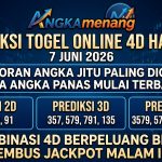Prediksi Togel Online 4D Hari Ini 7 Juni 2026 II
